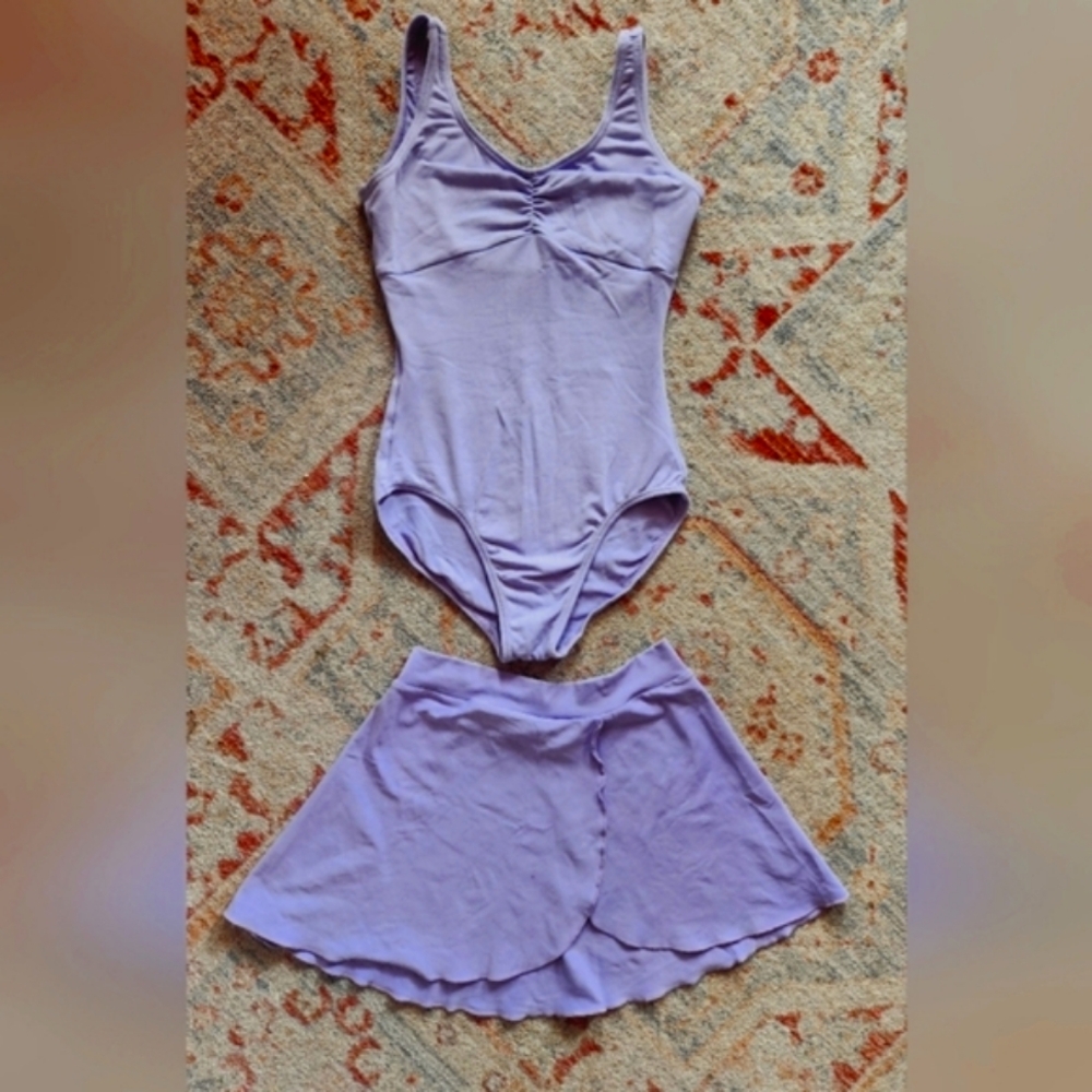 So Danca Lilac Tank Ballet Leotard and matching ballet skirt